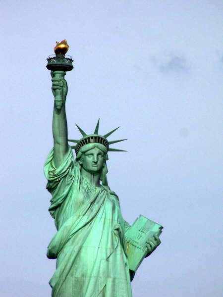 La Estatua de la Libertad, en Nueva York, Estados Unidos (clickear para agrandar imagen). Foto: SXC